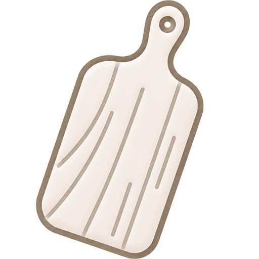 Chopping board care icon